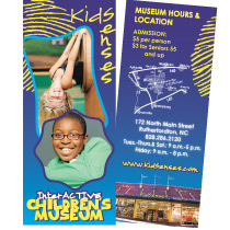 Kid Senses Interactive Children's Museum Brochure